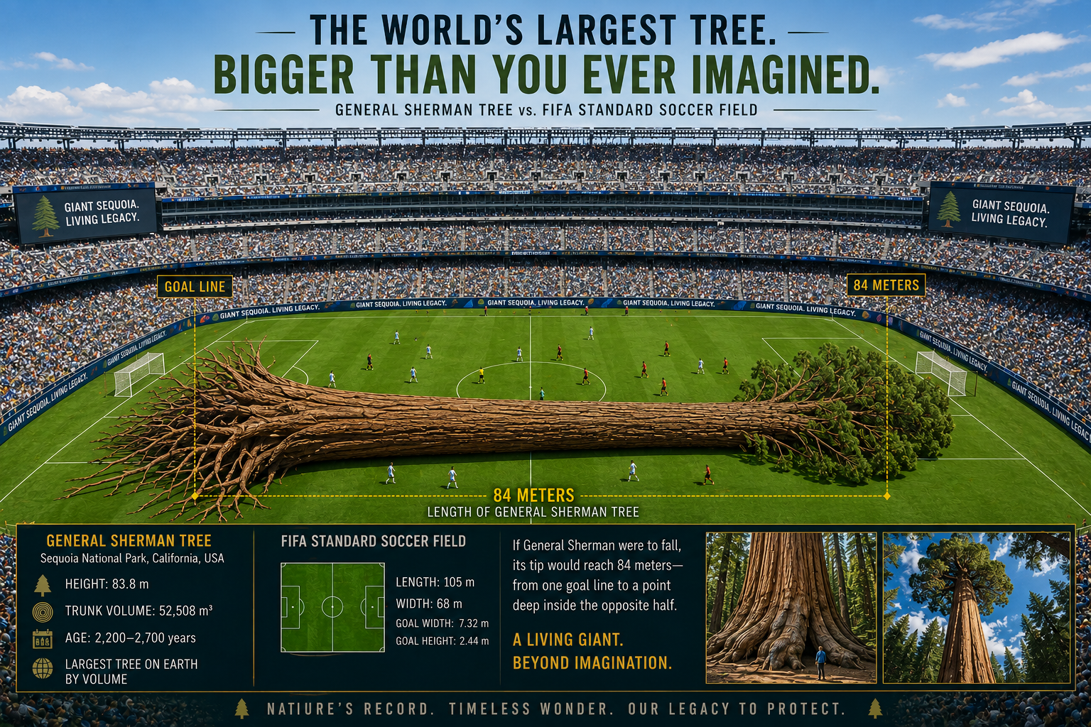 How Big is the General Sherman Tree? (Infographic & Surprising Fact Checks)